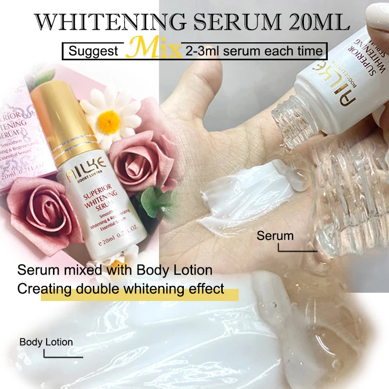 AILKE Whitening Skin Care Set, Reduce Wrinkles, Dark Spots, Anti-Aging, Women Wholesalers Beauty Cosmetics for All Skin Types