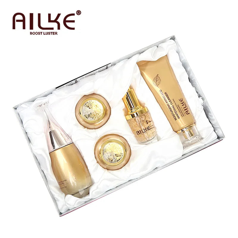 AILKE Whitening Skin Care Set, Reduce Wrinkles, Dark Spots, Anti-Aging, Women Wholesalers Beauty Cosmetics for All Skin Types