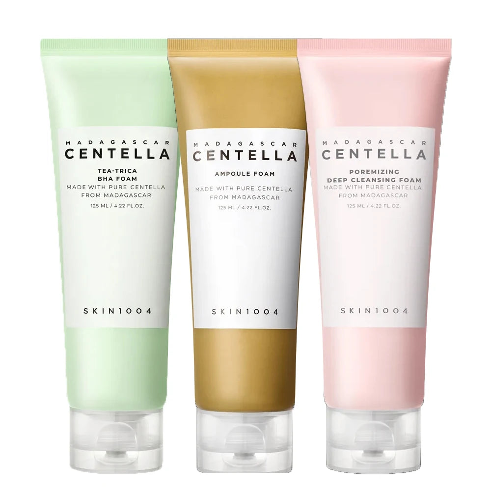 SKIN1004 Madagascar Centella Asiatica Deep Cleansing Foam, Cleanser Removes Pore Impurities, Facial Cleansing Care