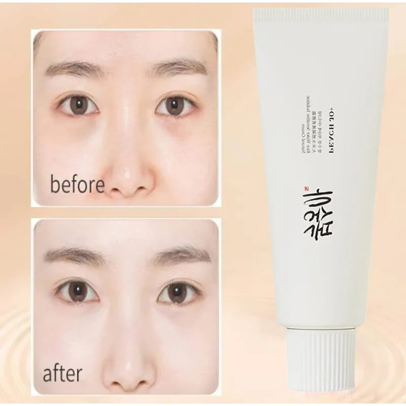 Korean Rice Isolation Cream 50ml Natural Skin Color Concealer Brightens Covers Pores Texture Cream Student' Natural Beauty Cream