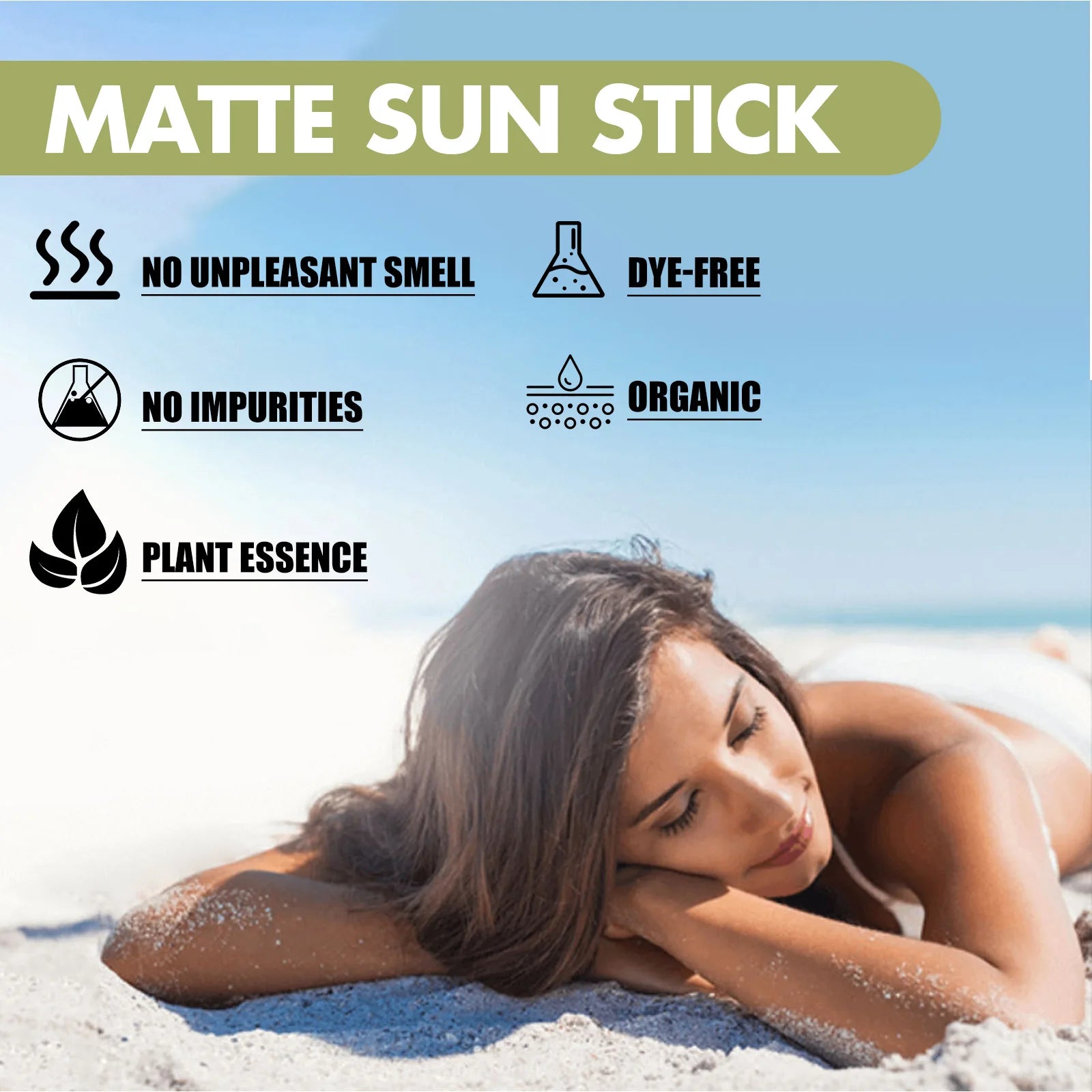Face Body Sunscreen Matte Sun Stick Spf 50+ Uv Protective Refreshing Hydrating Waterproof Solar Blocker Isolation Sunblock Cream