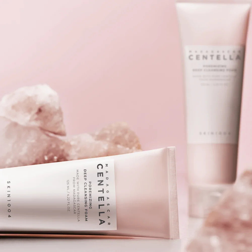 SKIN1004 Madagascar Centella Asiatica Deep Cleansing Foam, Cleanser Removes Pore Impurities, Facial Cleansing Care