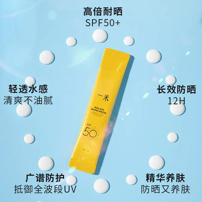 Original Korean Sunscreen Hyaluronic Waterproof Long Lasting Sunblock Madagascar Pure Plant Essence Sunscreen Sensitive Skin