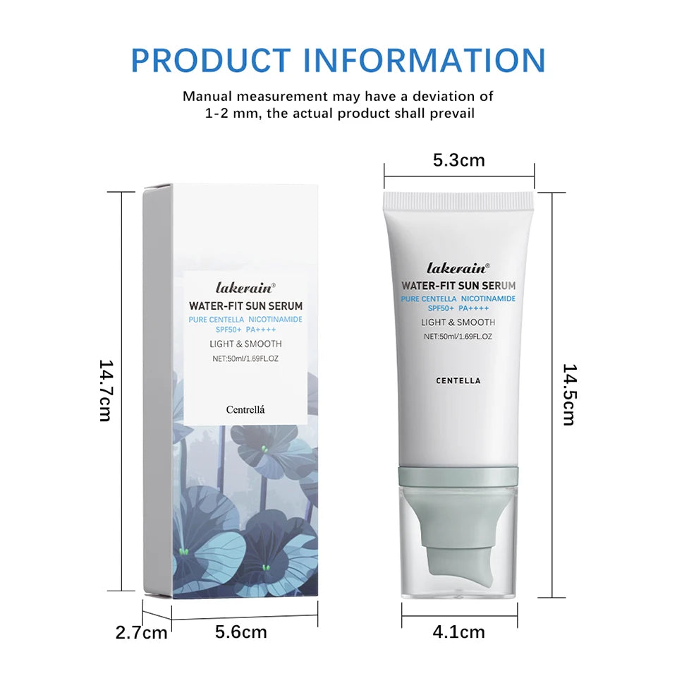 SPF 50+ UV Protective Anti Oxidant sun block Isolation cream High Sun Protection Hydrating Moisturizing Skin Sun Lotion Makeup