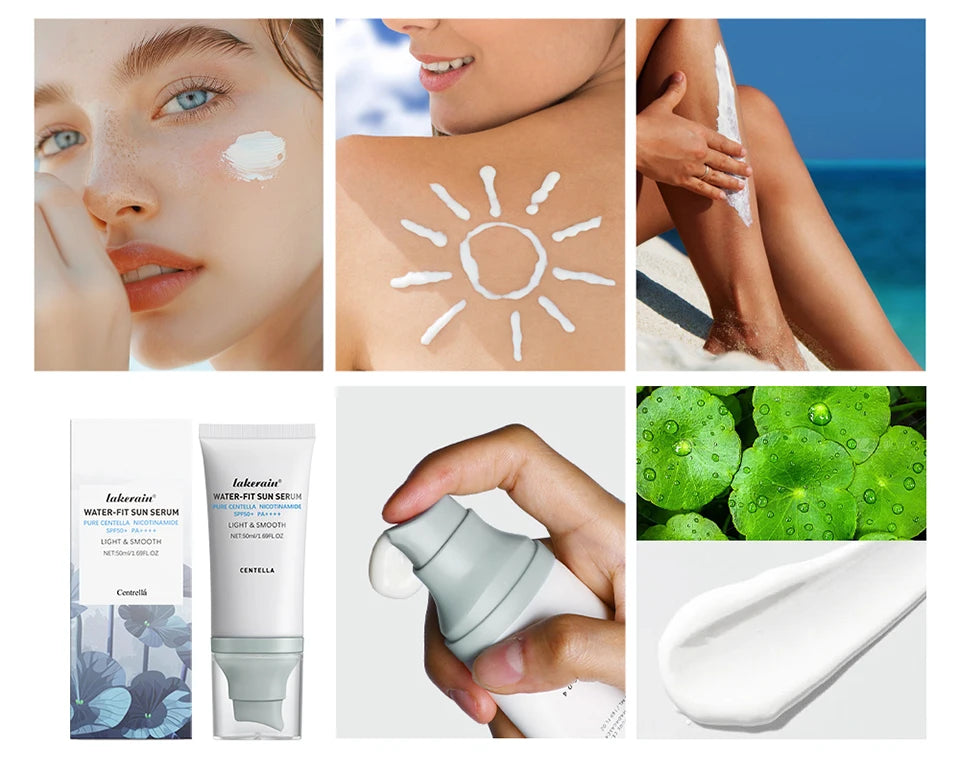 SPF 50+ UV Protective Anti Oxidant sun block Isolation cream High Sun Protection Hydrating Moisturizing Skin Sun Lotion Makeup