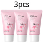 Sakura Sunscreen Cream SPF50 Moisturizing UV Protect Face Body Sunscreen Isolation Lotion Oil Control Reduce Melanin Skin Care