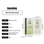 Face Body Sunscreen Matte Sun Stick Spf 50+ Uv Protective Refreshing Hydrating Waterproof Solar Blocker Isolation Sunblock Cream
