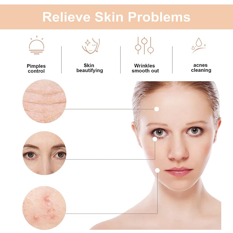 New Orange High Frequency Facial Machine Electrotherapy Wand Neon Argon Tubes Wands Device Face Skin Care  Beauty Tools Home Use