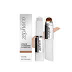 Two-in-one color-changing foundation stick is lightweight,hydrating and non-sticky,providing a light and thin foundation makeup