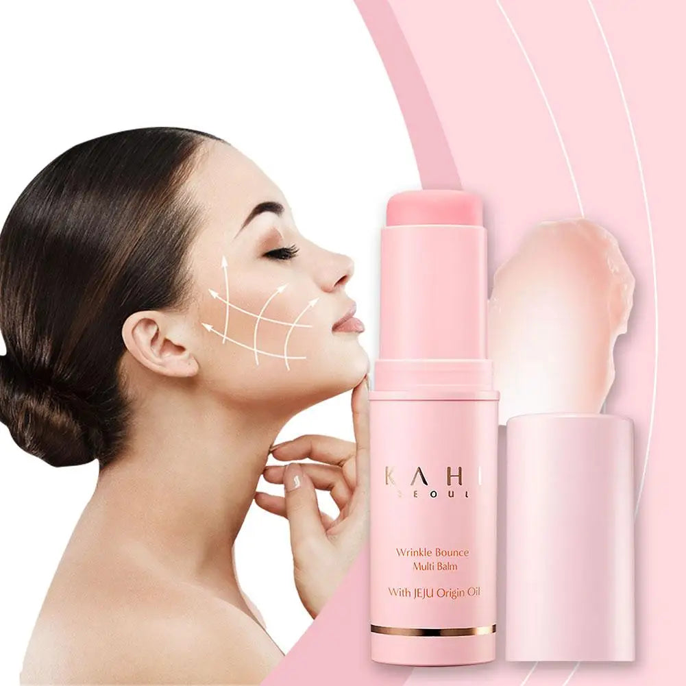 1/2PCs Wrinkle Bounce Moisturizing Multi Balm for Face Daily Face Moisturizer Stick Multi Balm Hydrating Cream for Lip Eye Neck
