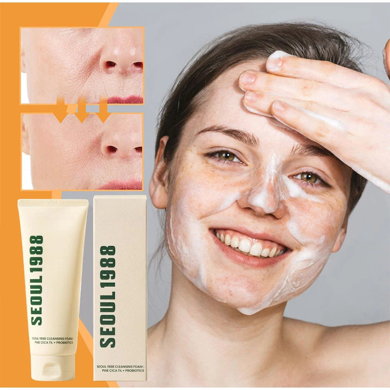 Seoul 1988 Rice Soothing Toner,Cleansing Foam,Retinol Liposome Face Cream Care Serum,Moisturizing sunscreen,Korean Skincare Set