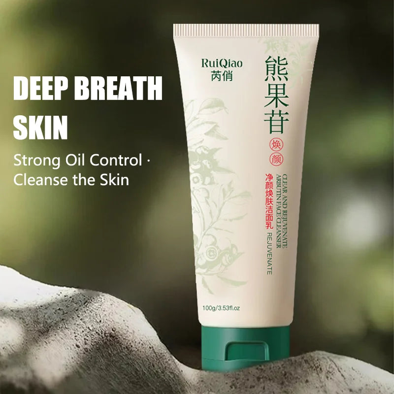 Arbutin Facial Cleanser foam Collagen Protein Pore Shrinkage Cleansing Oil Control Whitening Cleansing Skin Care