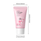 Sakura Sunscreen Cream SPF50 Moisturizing UV Protect Face Body Sunscreen Isolation Lotion Oil Control Reduce Melanin Skin Care