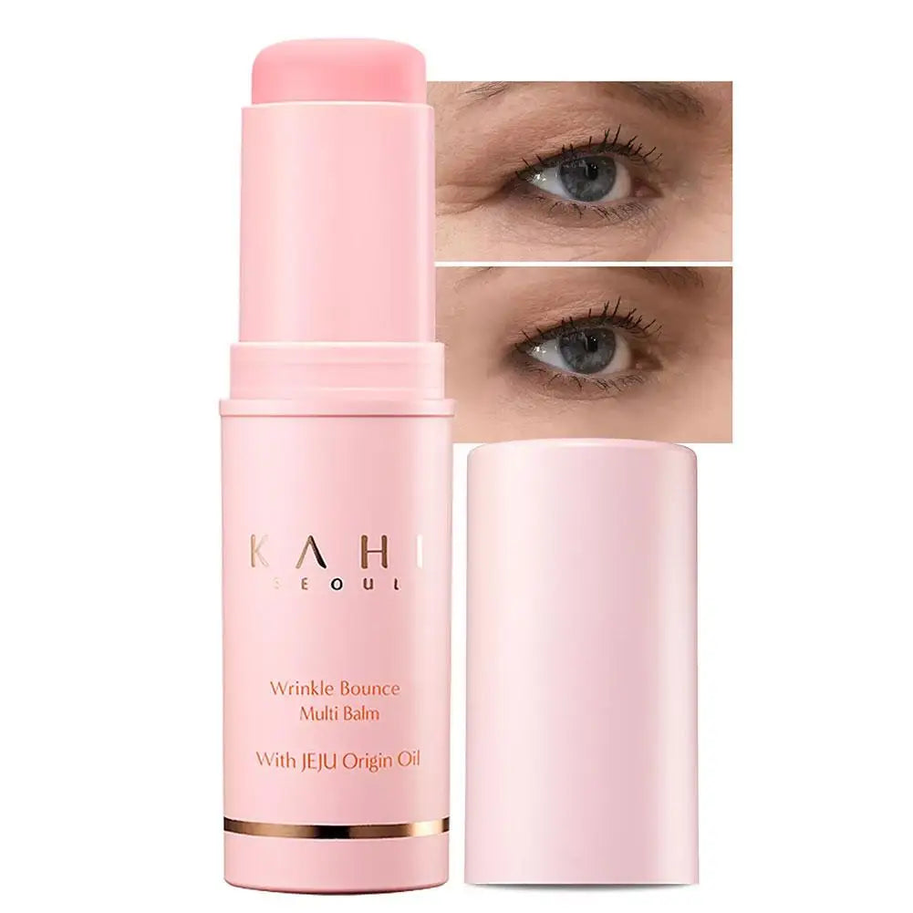 1/2PCs Wrinkle Bounce Moisturizing Multi Balm for Face Daily Face Moisturizer Stick Multi Balm Hydrating Cream for Lip Eye Neck