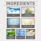 Moisturize Sunscreen Cream SPF 50+ Non greasy Prevent UV Lasting Hydrating Soothing Smoothing Face Sunscreen Cream for Summer