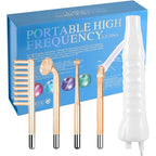 New Orange High Frequency Facial Machine Electrotherapy Wand Neon Argon Tubes Wands Device Face Skin Care  Beauty Tools Home Use