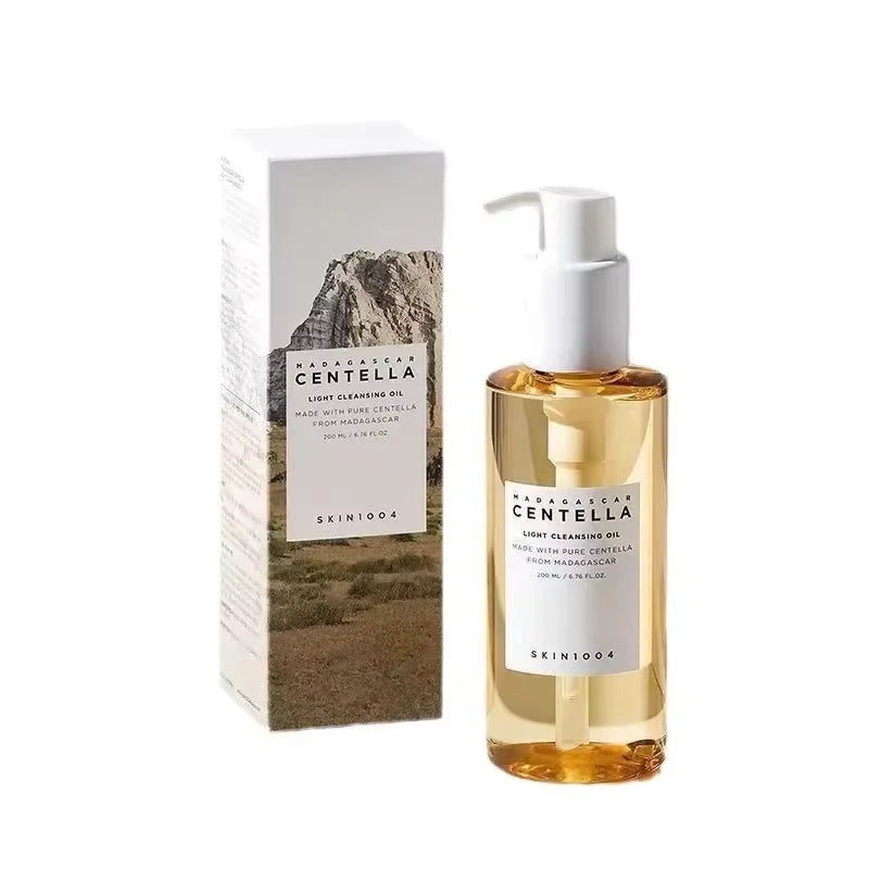 Facial Cleansing Set Centella Cleansing Foam,Poremizing Quick Clay Stick Mask and Gentle Makeup Remover Oil Pore Care 2pcs Set
