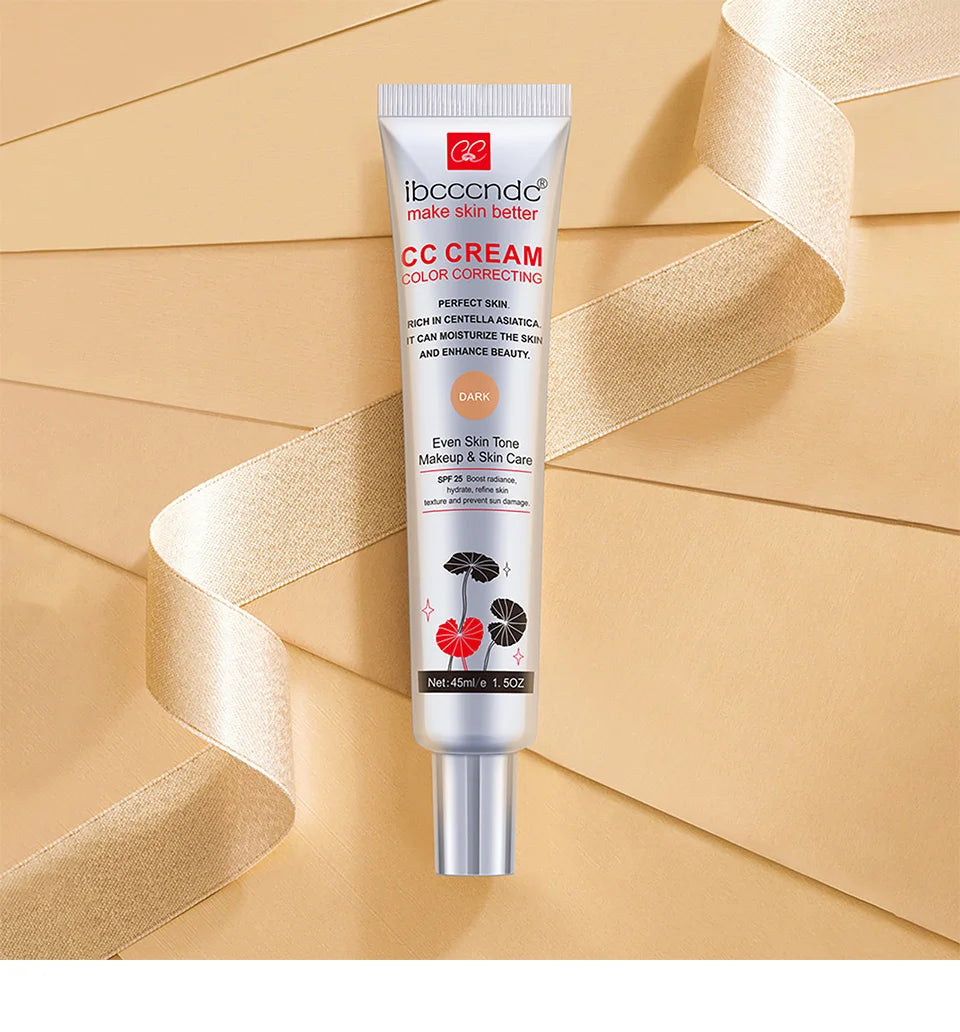 Colour Changing Foundation Full Coverage Base Makeup Cc Cream Face Concealer Makeup Magic Foundation Covering White Foundations