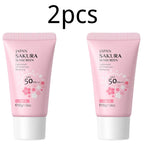 Sakura Sunscreen Cream SPF50 Moisturizing UV Protect Face Body Sunscreen Isolation Lotion Oil Control Reduce Melanin Skin Care