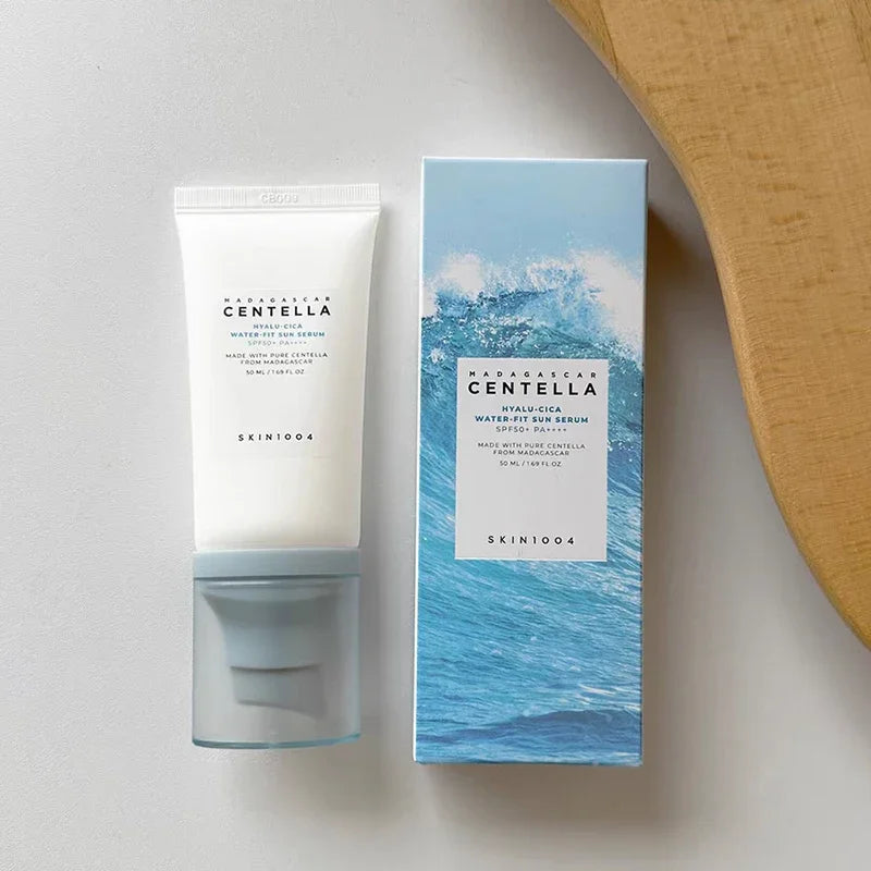 Original Korean Sunscreen Hyaluronic Waterproof Long Lasting Sunblock Madagascar Pure Plant Essence Sunscreen Sensitive Skin