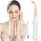 New Orange High Frequency Facial Machine Electrotherapy Wand Neon Argon Tubes Wands Device Face Skin Care  Beauty Tools Home Use
